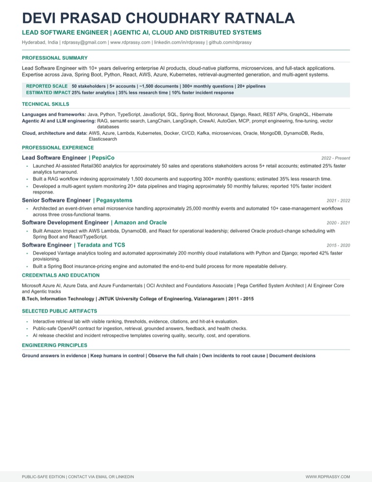 Preview of the AI and cloud leadership résumé