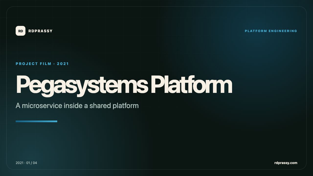Pegasystems Platform: A microservice inside a shared platform